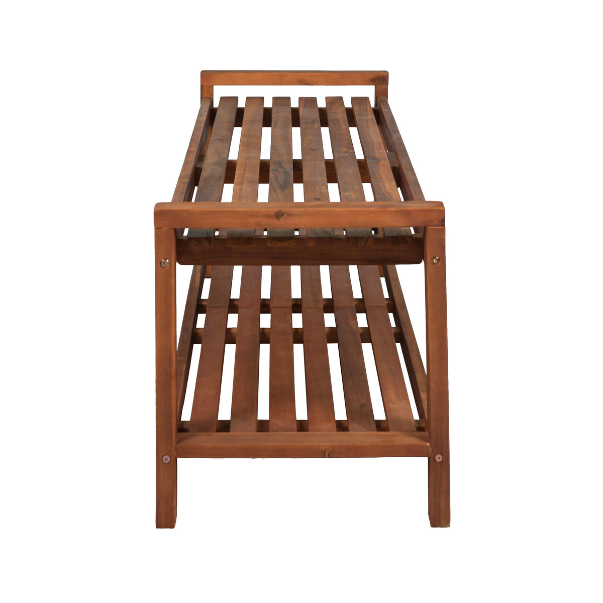 Teak Acacia Wood 3-Seat Outdoor Bench P76856