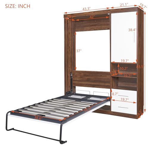 Queen Size Wood Murphy Bed F11769