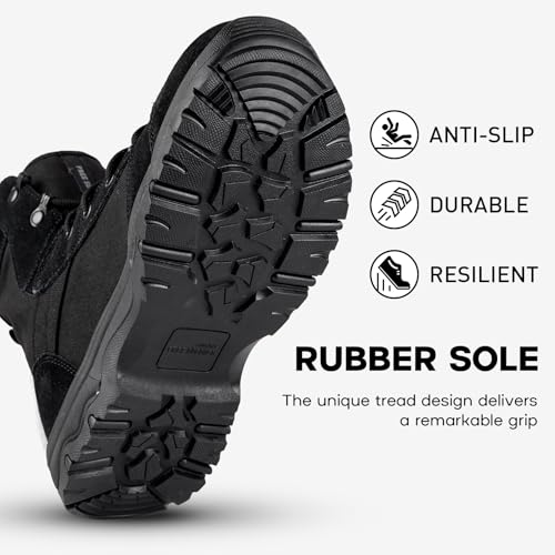Men's Tactical Hiking Combat Work Boots 6 Inches H463