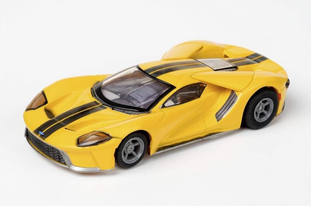 Triple Yellow HO Slot Racing Cars I927747