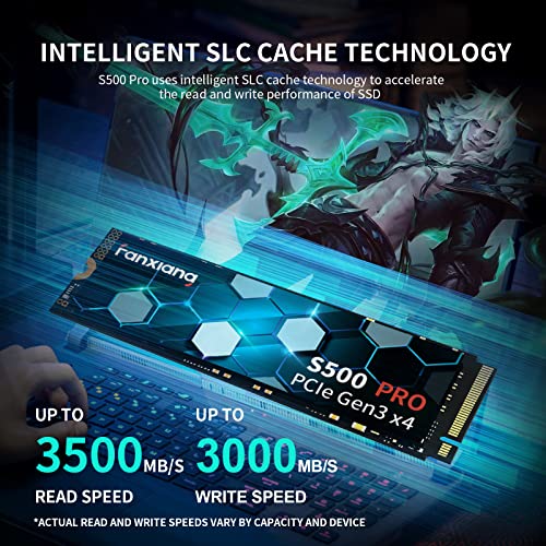 1TB NVMe M.2 PCIe Gen3x4 2280 Internal Solid State Drive M103314