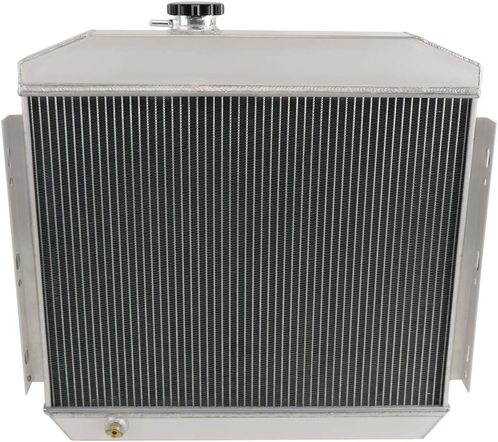 4 Row All Aluminum Radiator with Fan Shroud and Thermostat Relay Kit C680