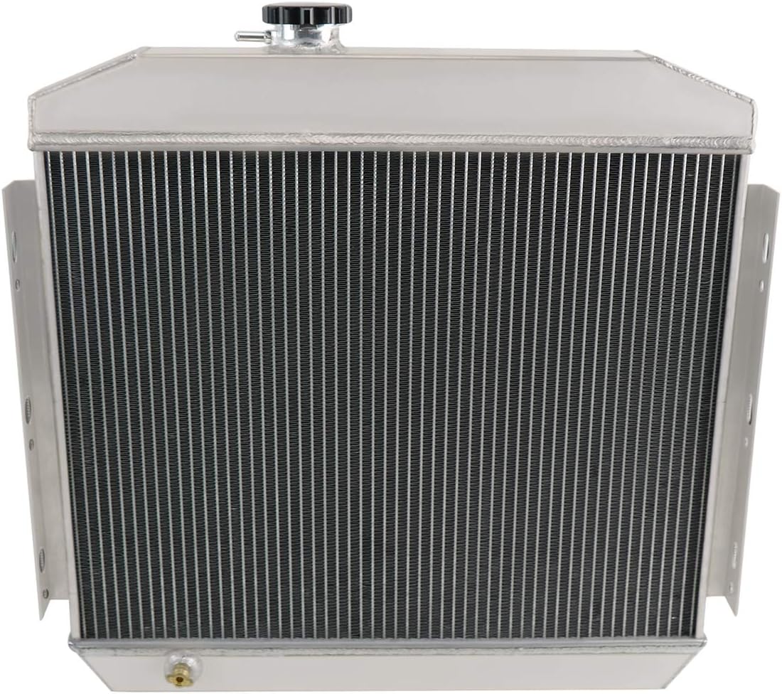 4 Row All Aluminum Radiator with Fan Shroud and Thermostat Relay Kit C680