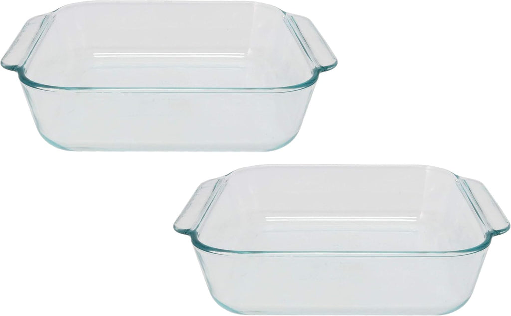 2 Pack Clear Glass Baking Dish B3364