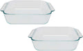 2 Pack Clear Glass Baking Dish B3364