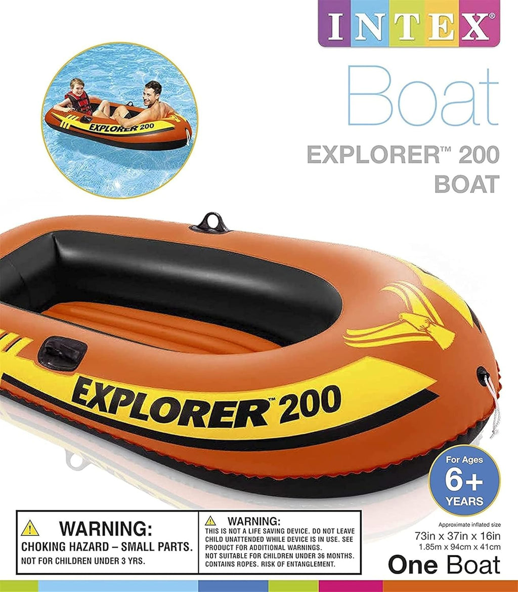 2 Person Inflatable Fishing Boat with Oars Pump G878757