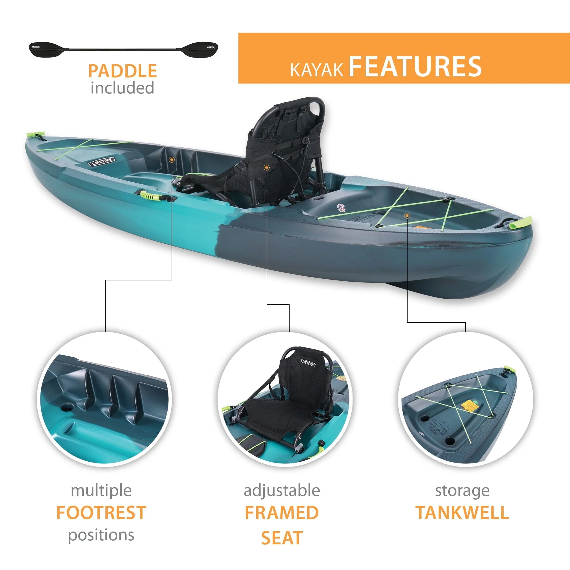 123 inch Sit-on-Top Kayak V191093