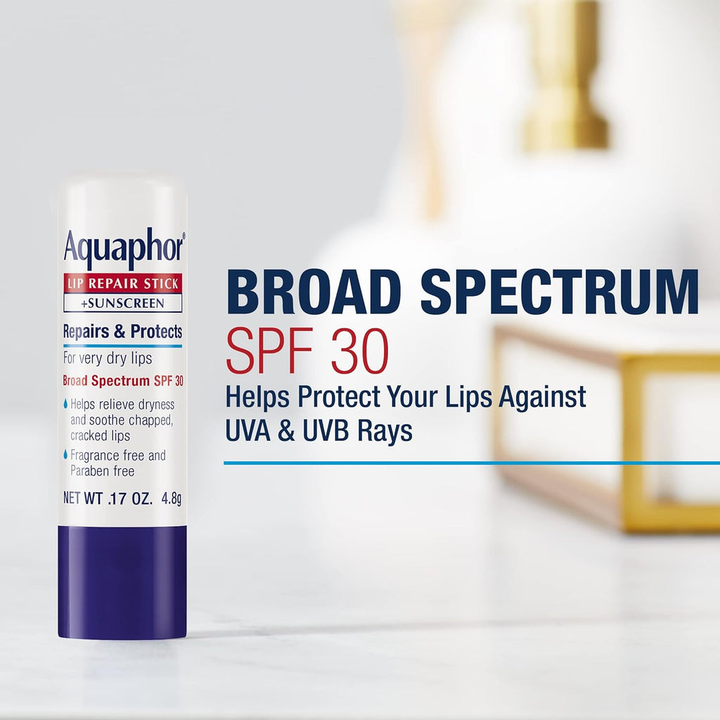 Lip Repair Stick with Sunscreen, 0.17 Oz, 2 Count Y48860