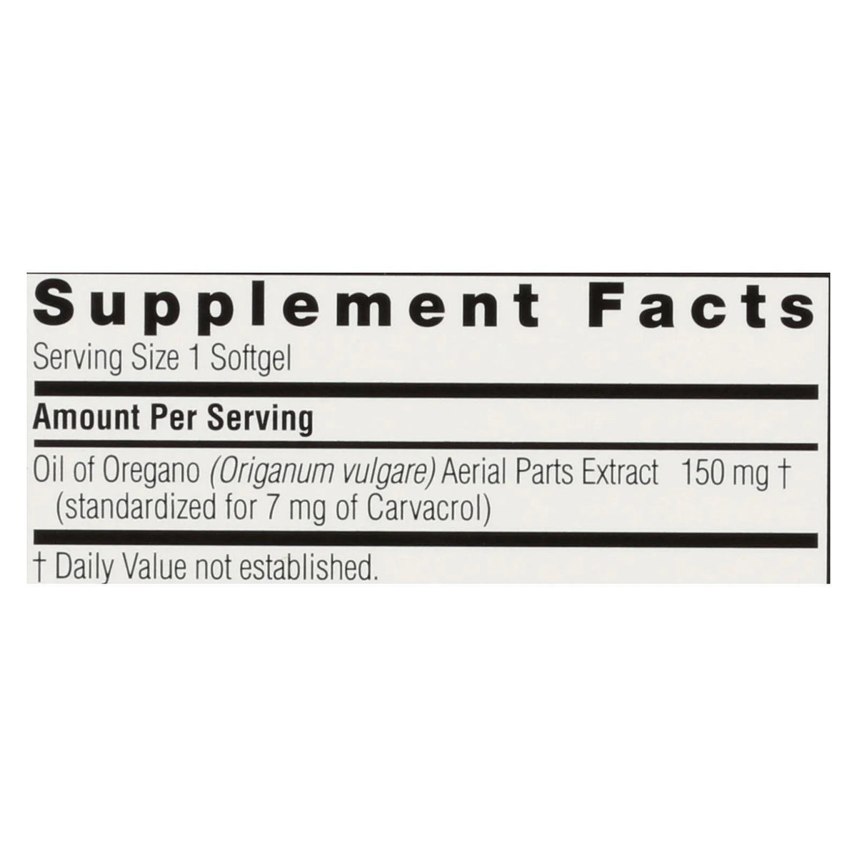 90 Softgels Oil of Oregano V26207