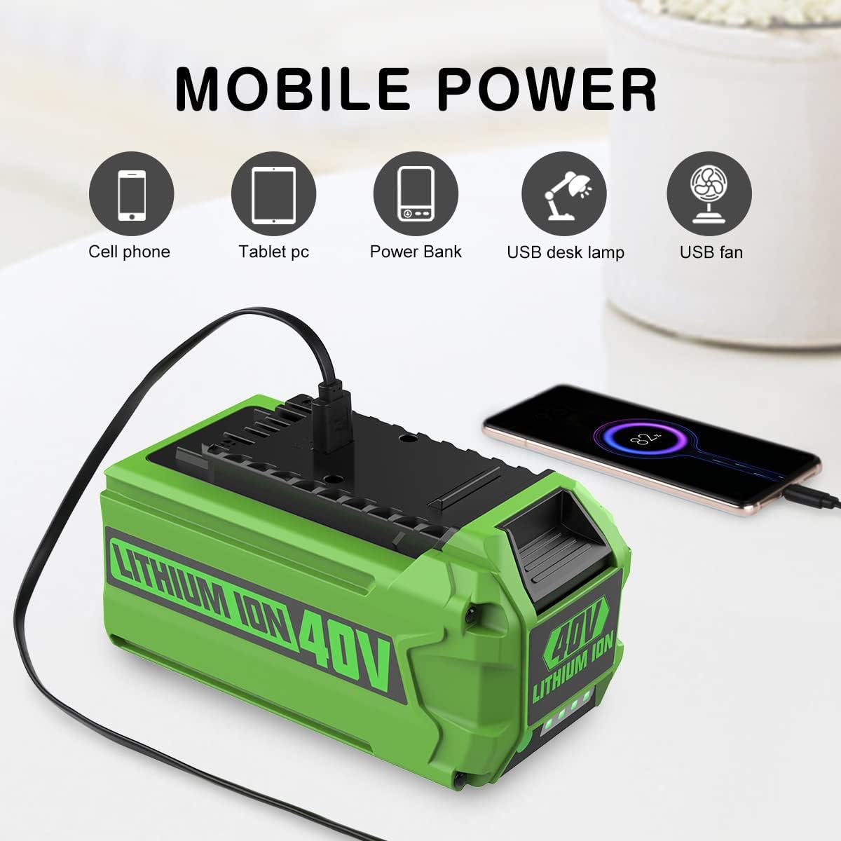 6.5Ah 40V Battery T28514