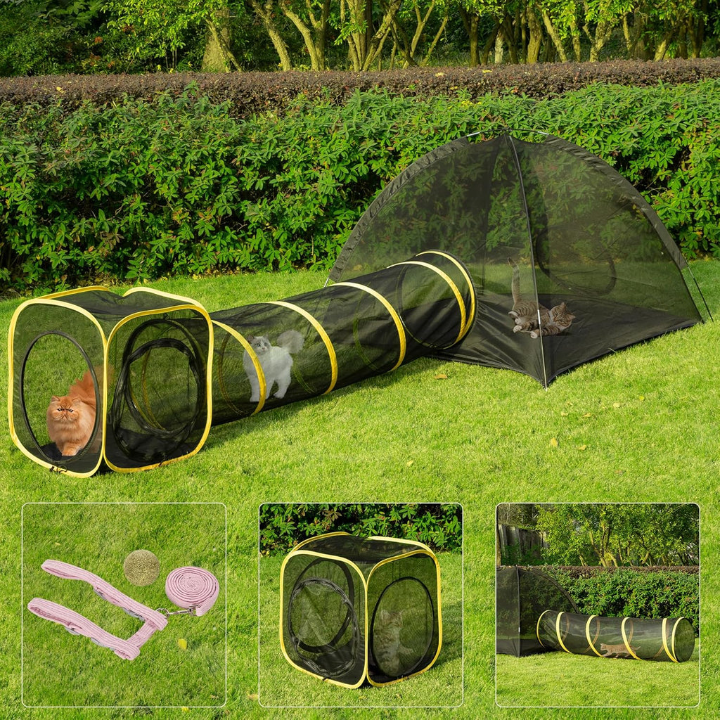 Outdoor Cat Enclosures Portable Catio with Cat Tent P93844