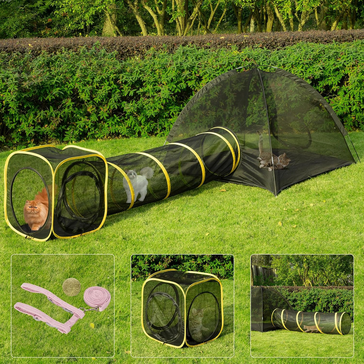 Outdoor Cat Enclosures Portable Catio with Cat Tent P93844