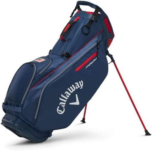 Navy Red Large Stand Bag V974