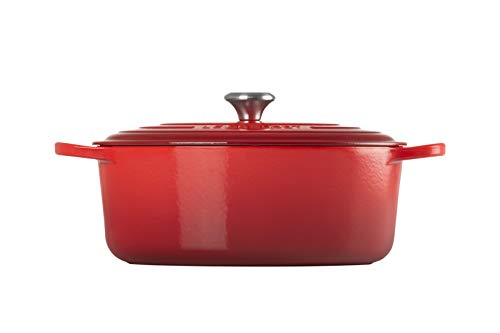 8 qt Enameled Cast Iron Oval Dutch Oven O9816