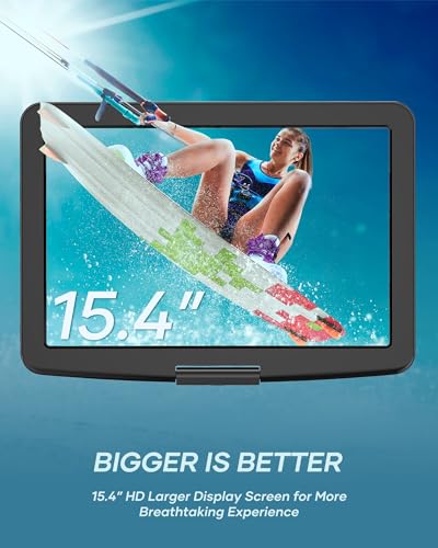 17.9" Portable DVD/CD Player with 15.4" Swivel Screen Y86670