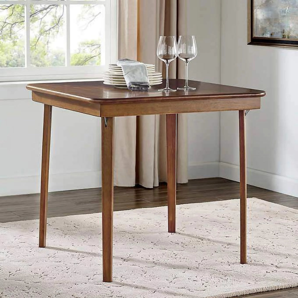 Brown Wood Folding Table P874055
