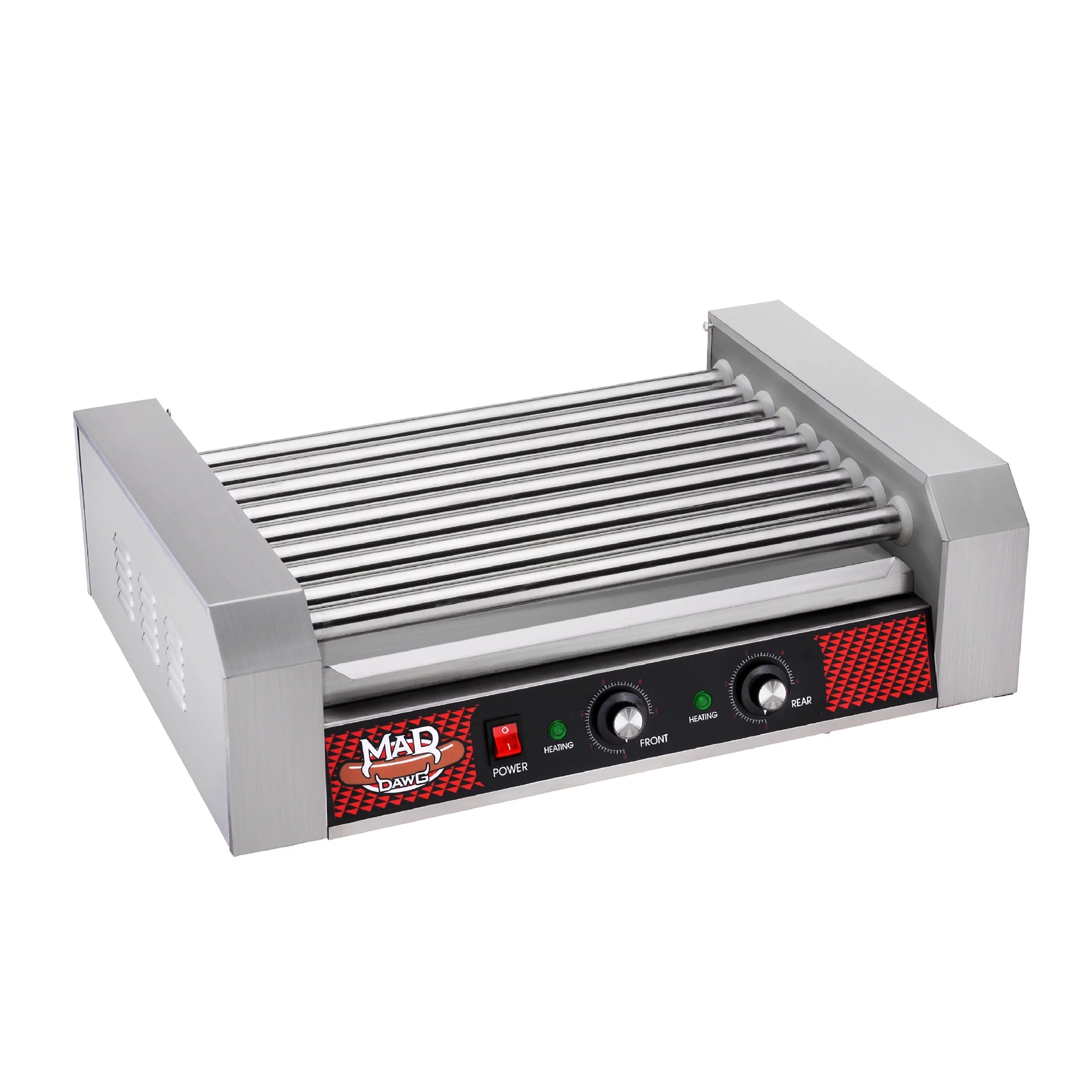 24 Hot Dog 9 Roller Stainless Steel Grilling Machine B2548