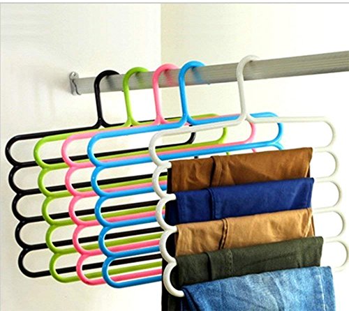 5-in-1 Plastic Hanger Clothes Organiser (Pack of 3) Y511067