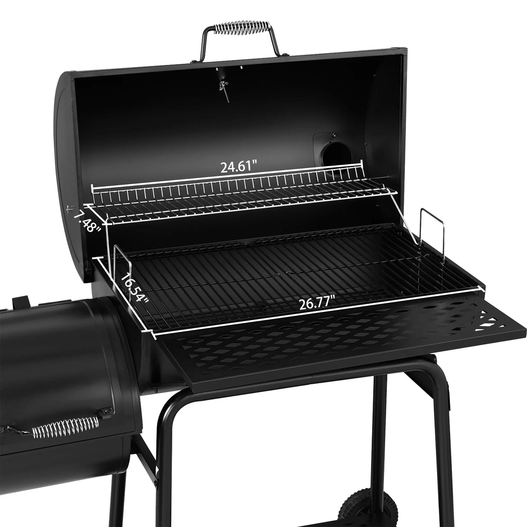 30" Charcoal Grill with Offset Smoker Q145413