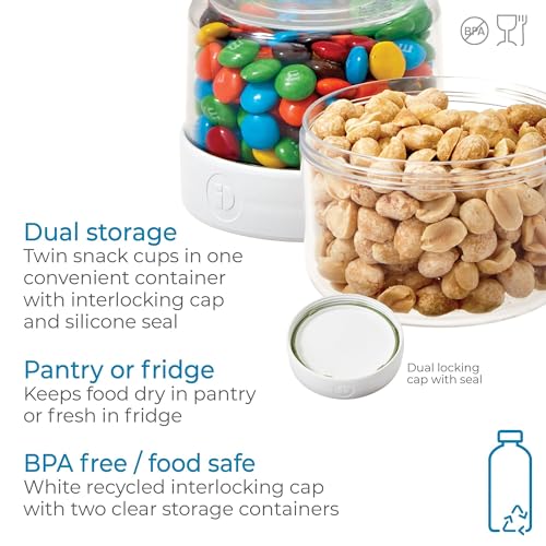 Recycled Plastic Medium Cabinet and Pantry Storage Canister O179