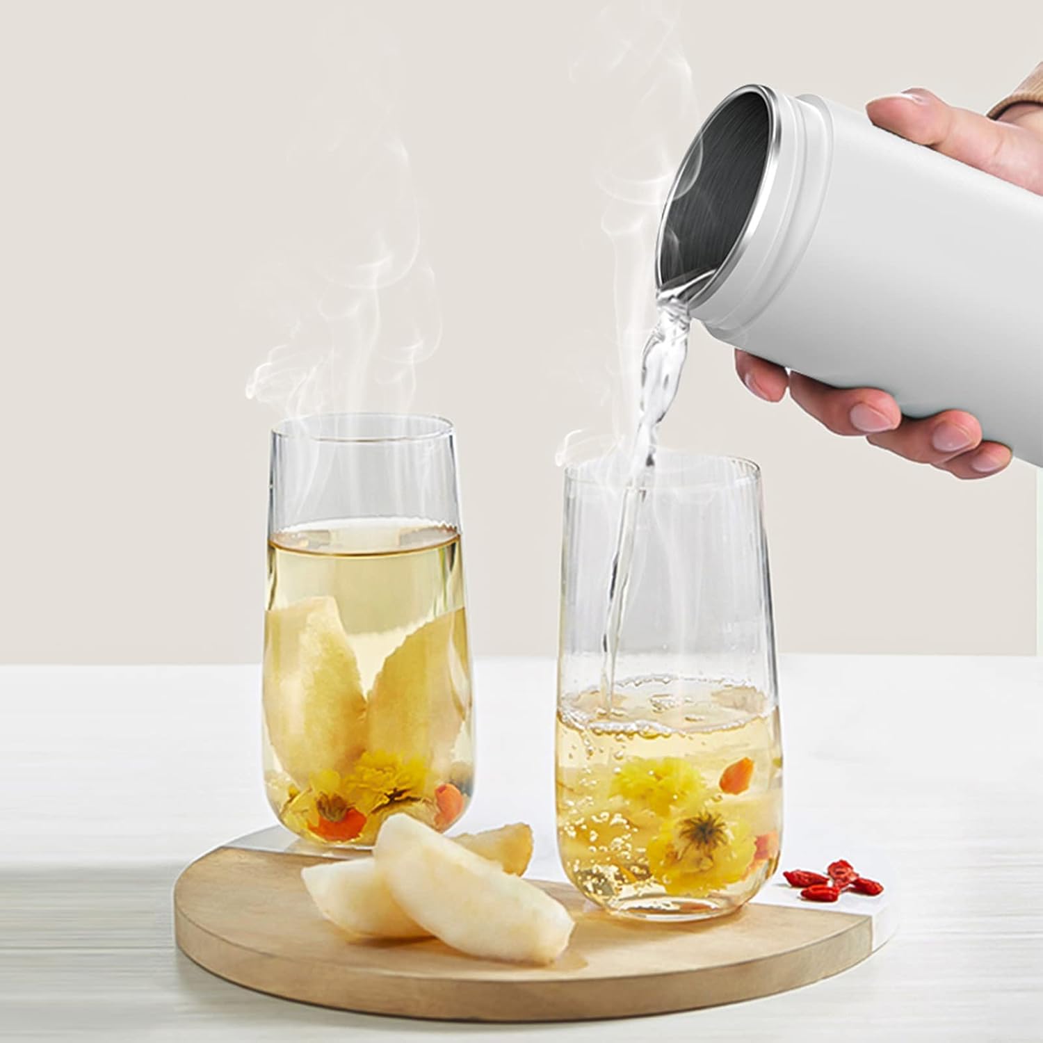 380ml Portable Electric Tea Kettle with Auto Shut-Off D4216