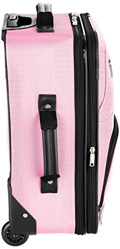Pink Expandable 2-Piece Softside Upright Luggage Set A441575