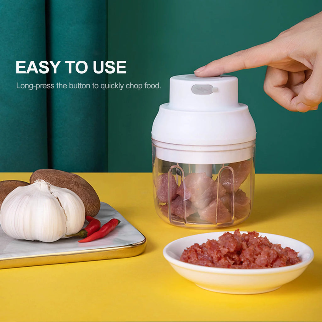 Electric Chopper Salad Mincer Cutter USB Wireless W29785