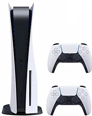 Playstation 5 Disc Version Console - Additional Controller, 825GB SSD (Renewed) T245701