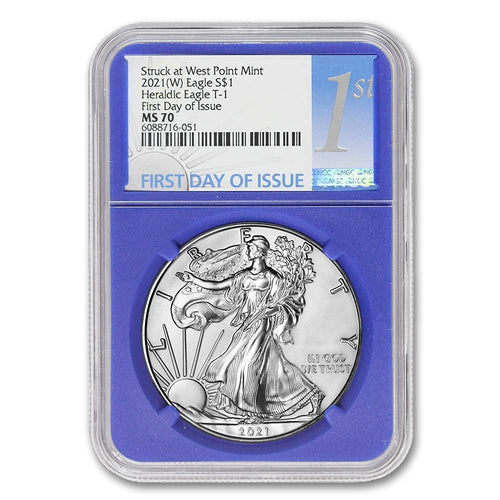 1 oz American Silver Eagle Coin MS70 E9904