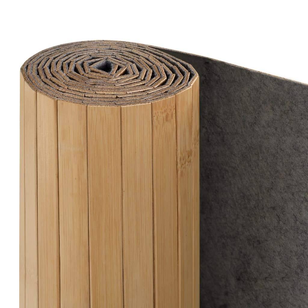 Bamboo Room Divider 98.4x22x65x22 Natural E830106