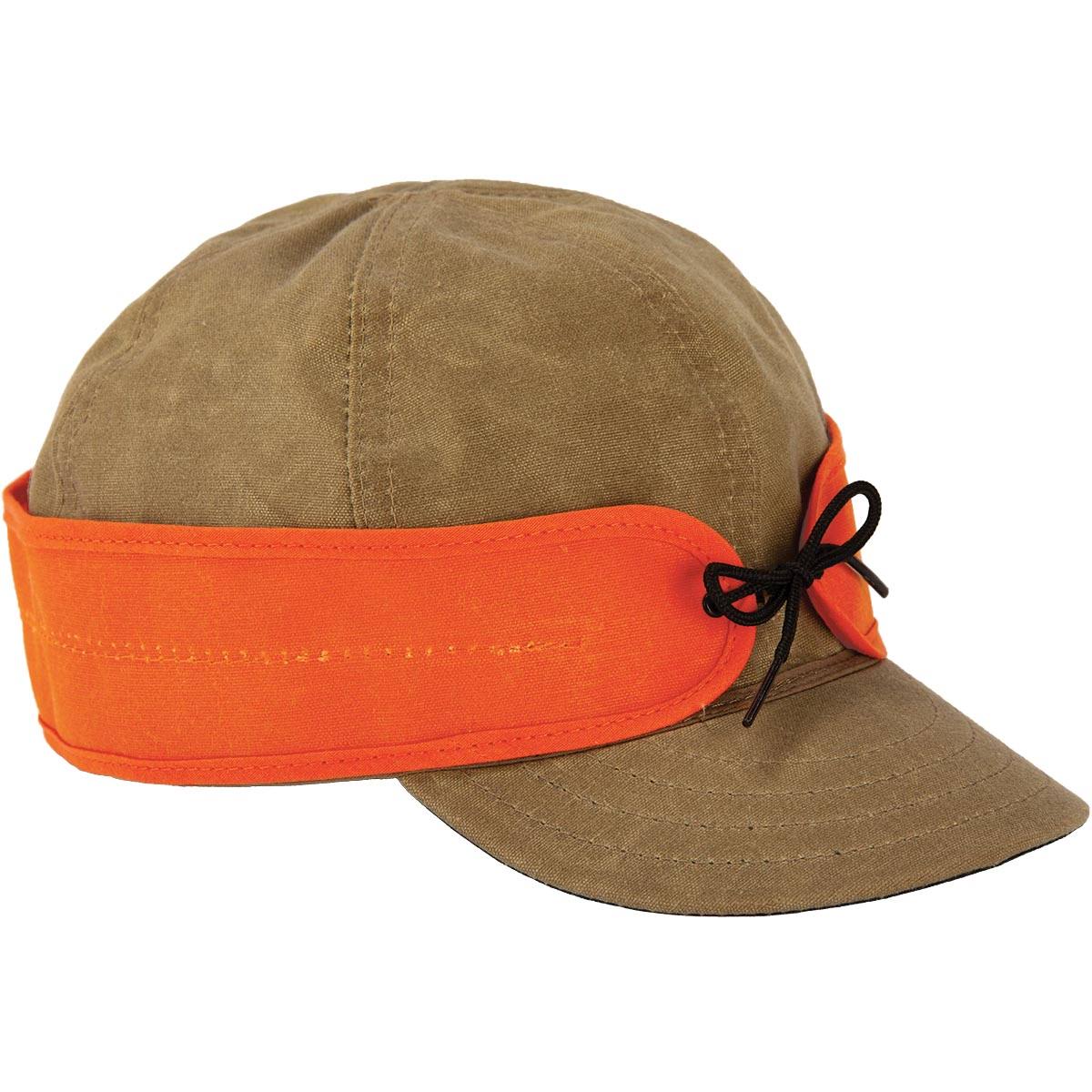 Waxed Cotton Cap - Sand/Blaze Orange - 7 3/8 M717105
