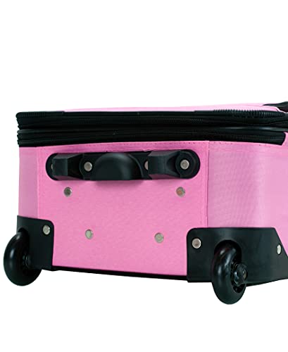 Pink Expandable 2-Piece Softside Upright Luggage Set A441575