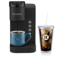 White Single-Serve K-Cup Pod Coffee Maker with 36oz Removable Reservoir O565711