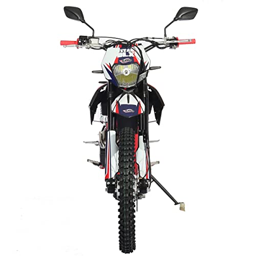 250cc Dirt Bike with 5-Speed Manual Transmission, 21"/18" Wheels, Electric/Kick Start V682