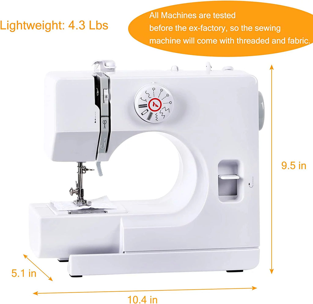Portable Sewing Machine with 12 Built-In Stitches V447