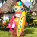 6ft Inflatable Dinosaur with LED N7243