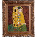 The Kiss Framed Hand Painted Oil on Canvas D29140