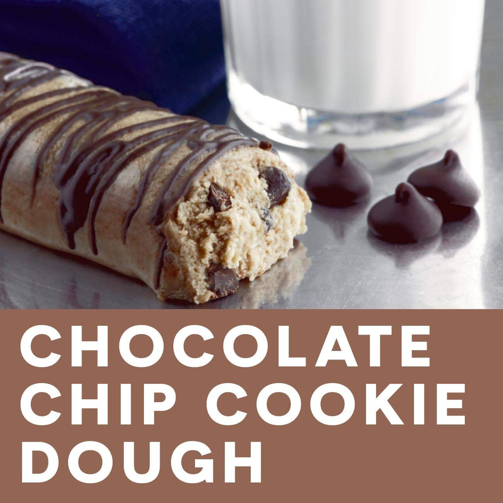 Chocolate Chip Cookie Dough Protein Bars, 10g Protein, 12 Bars F64320