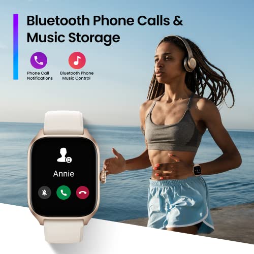 Black 43mm Smart Watch with GPS P610466
