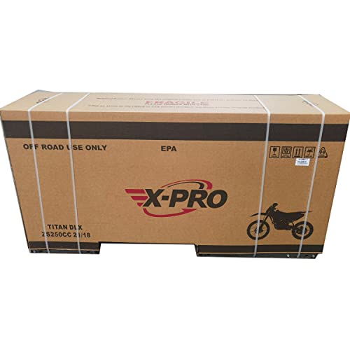 250cc Dirt Bike with 5-Speed Manual Transmission, 21"/18" Wheels, Electric/Kick Start V682