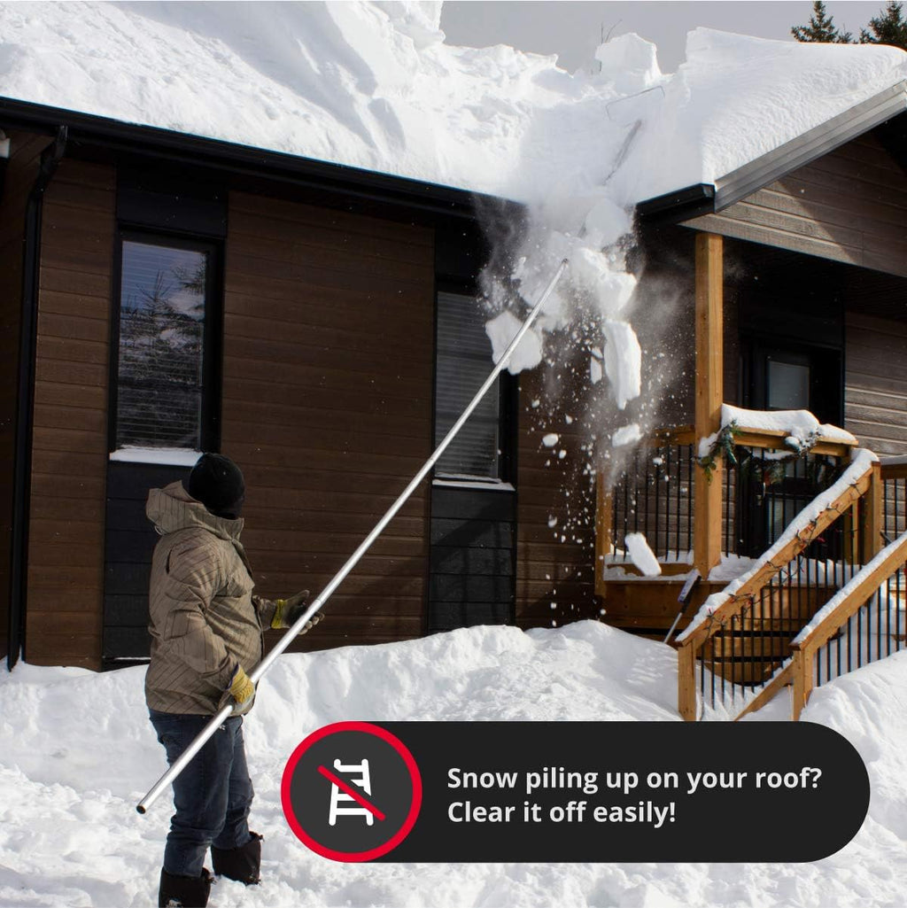 20 ft. Reach Aluminium Roof Snow Removal Tool C37409