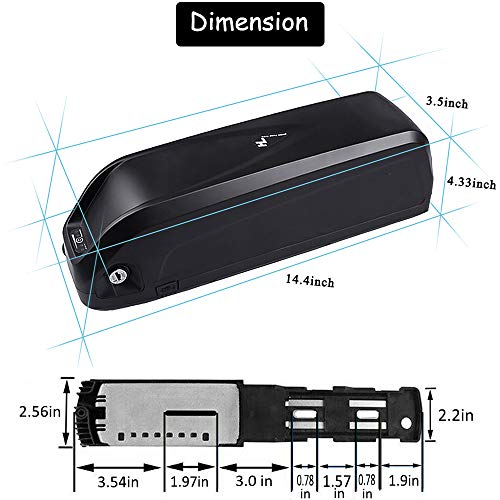 48v 52v 36v 13Ah 17.5Ah 20Ah Ebike Battery P144120