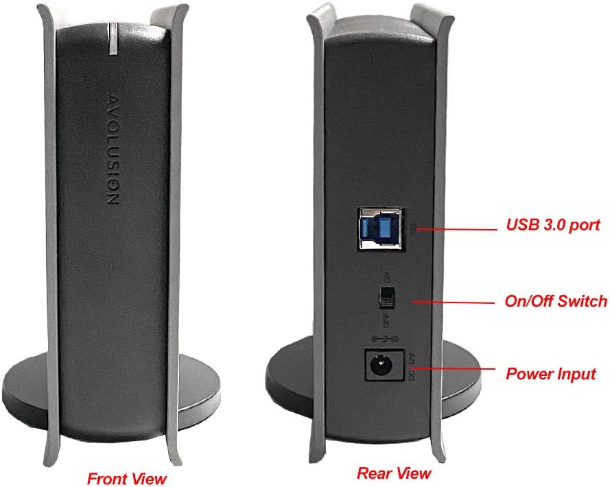 4TB USB 3.0 External Gaming Hard Drive (Grey) A849654