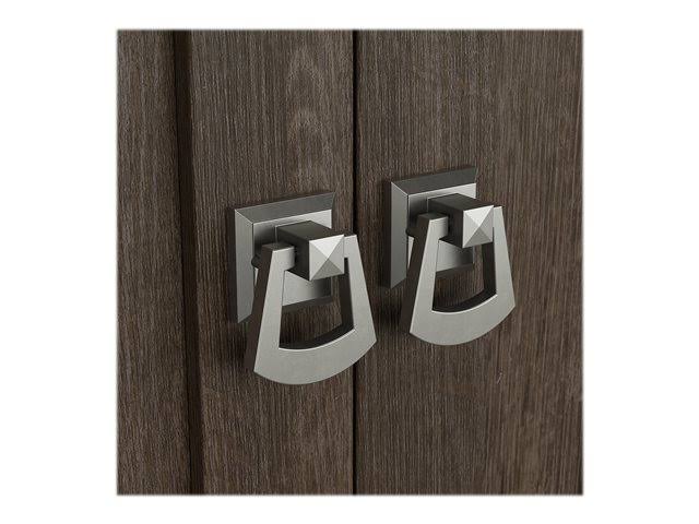 Ash Brown Tall Storage Cabinet with Doors F805