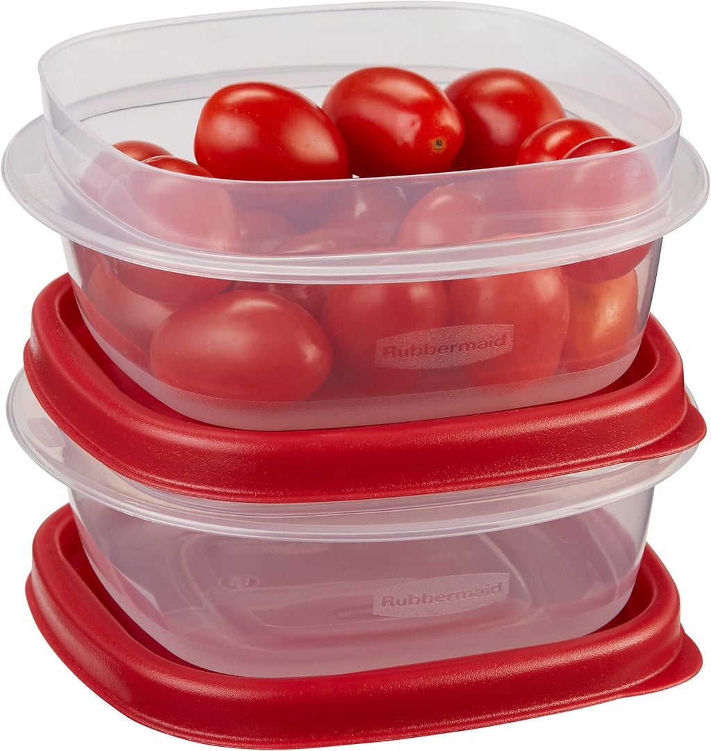 1.25 Cup Racer Red 4-Piece Food Storage Containers N542119