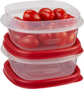 1.25 Cup Racer Red 4-Piece Food Storage Containers N542119