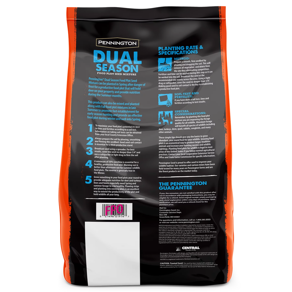 10 lb. Dual Season Food Plot Seed J724452