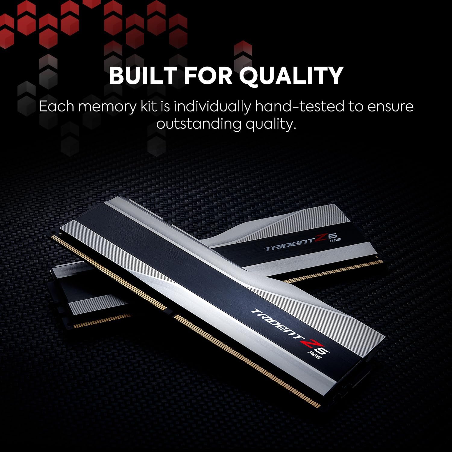 32GB (2x16GB) DDR5 RAM 6000MT/s CL32-38-38-96 Metallic Silver Desktop Computer Memory E274416