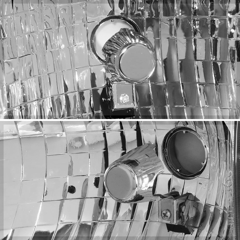 Chrome Housing Headlight Clear Corner Turn Signal Reflector G943008