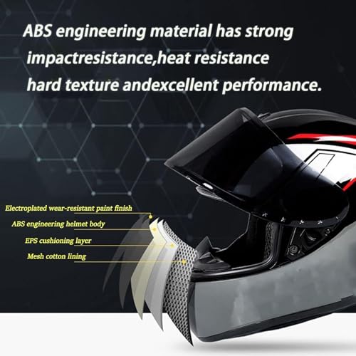 Flip-Up Modular Full Face Motorcycle Helmet F5185